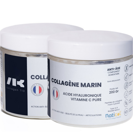 Collagène Marin Naticol Acide Hyaluronique 2 pots